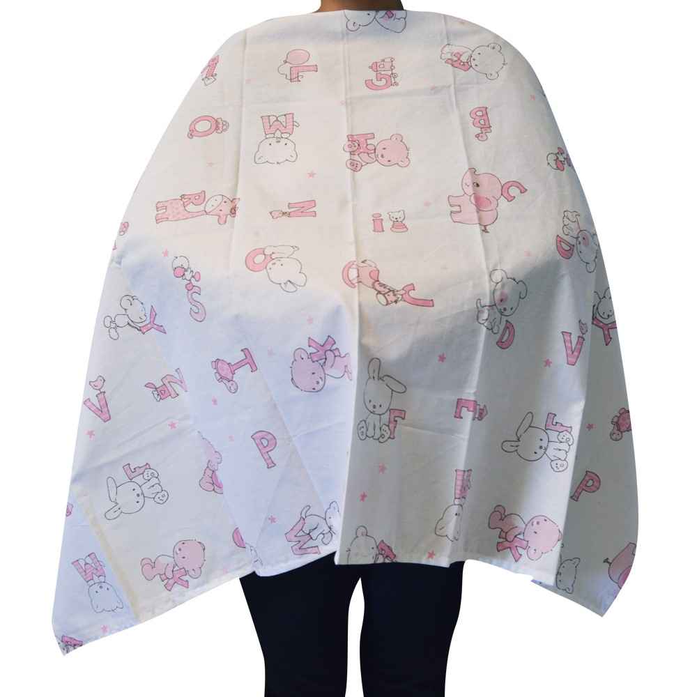 Moje Emzirme Örtüsü Beyaz-Pembe