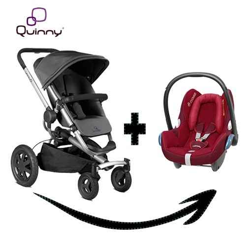 Quinny Buzz Extra 4 Bebek Arabası Kampanyası Total Black