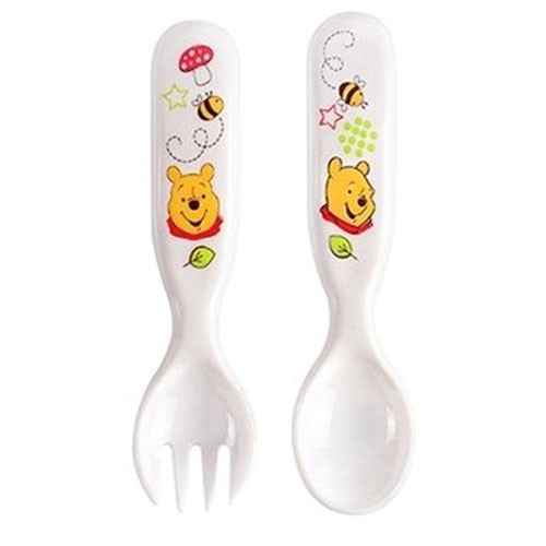 Tombik Disney Çatal Kaşık Seti Beyaz