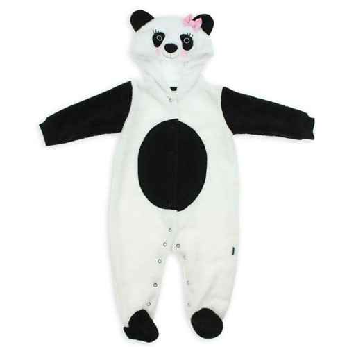 Wonder Kids WK14W2144 Panda Kostümü Kız Siyah