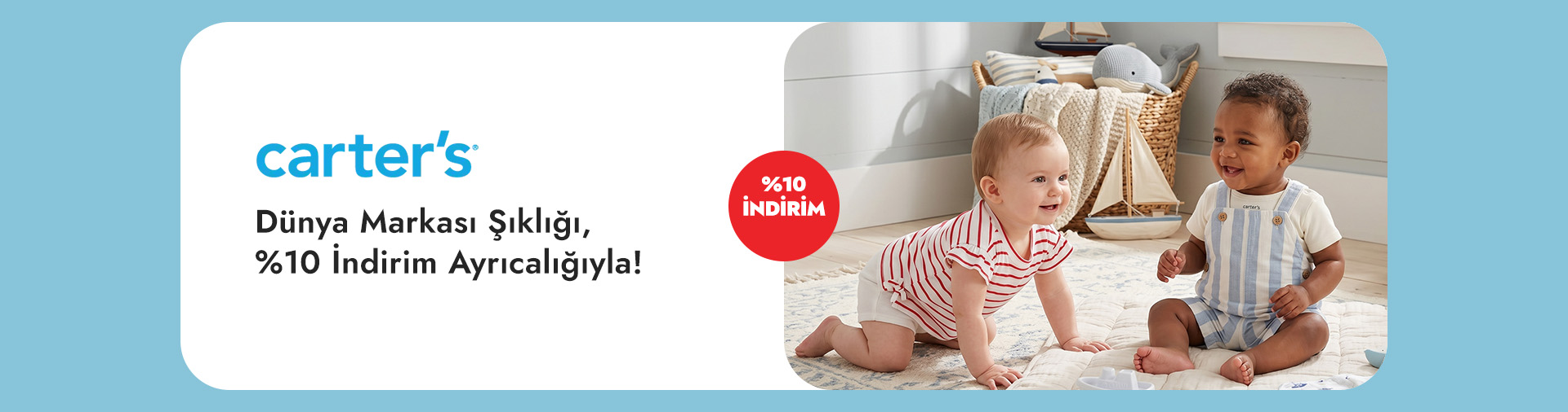 Carters Ürünlerinde İndirim