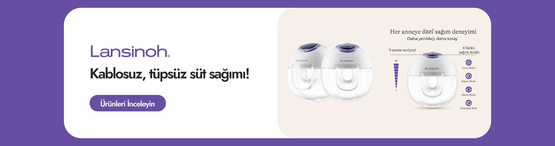 Lansinoh Göğüs Pompası